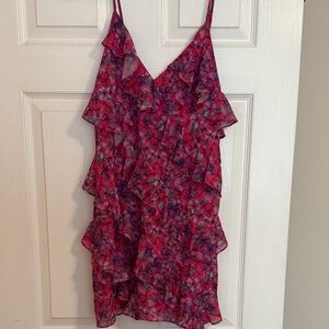 Lovers + Friends Pink Floral Mini Dress